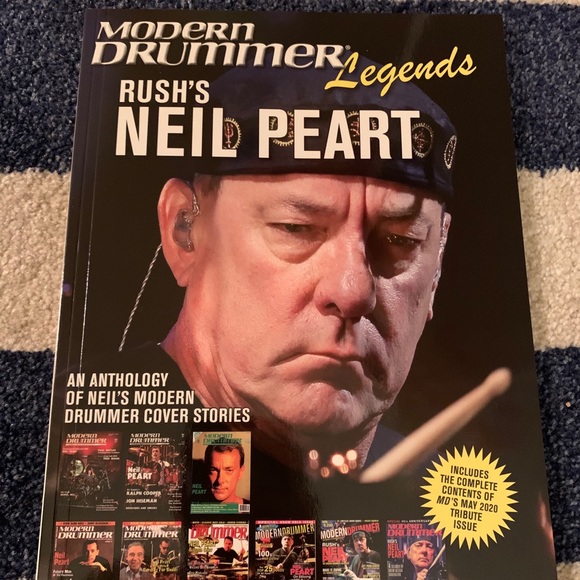Rush’s Neil Peart Modern Drummer Legends Book - Picture 2 of 6